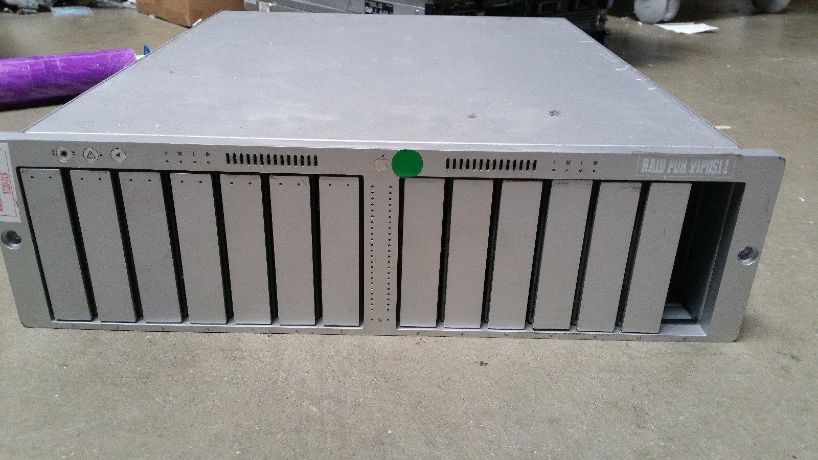 Apple XSERVE RAID A1009 Network Enclosure Storage w/ 7x 500GB HDD