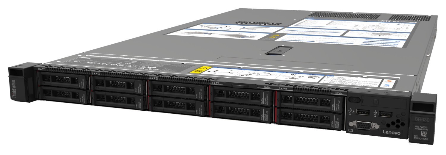 NEW FACTORY BOX LENOVO-ThinkSystem SR630 - CTO OPEN BAY BUILD TO ORDER 2.5"
