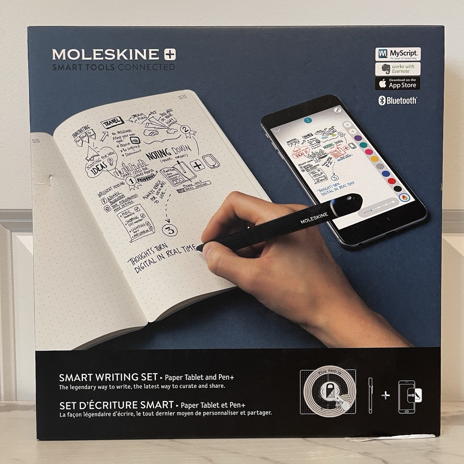 MOLESKINE Smart Writing Set + NWP-F110 Pen + Notebook NEW IN BOX ~~ SEALED