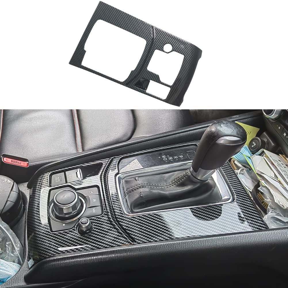 AOKIO Interior Center Console Gear Shift Panel Cover Trim for Mazda CX5 CX-5 Acc