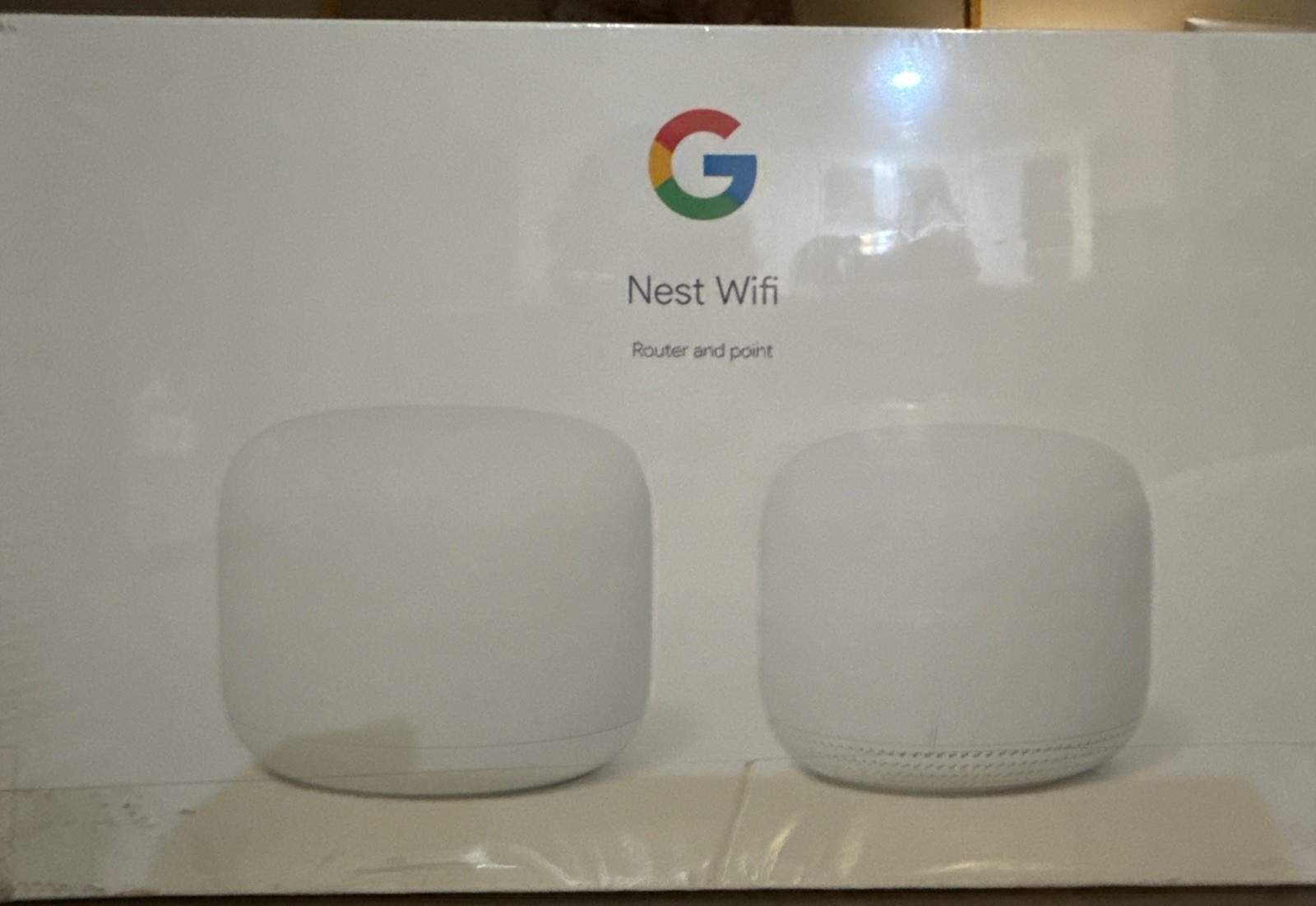 Google Nest Wifi Mesh System W/ Router & Point - New/Sealed Box - 