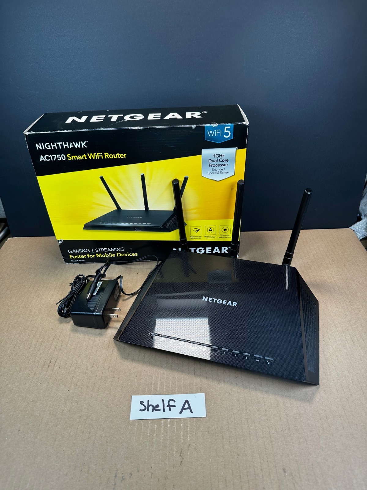 Netgear Nighthawk R6700v3 Smart Wi-Fi Router AC1750 Wireless Speed
