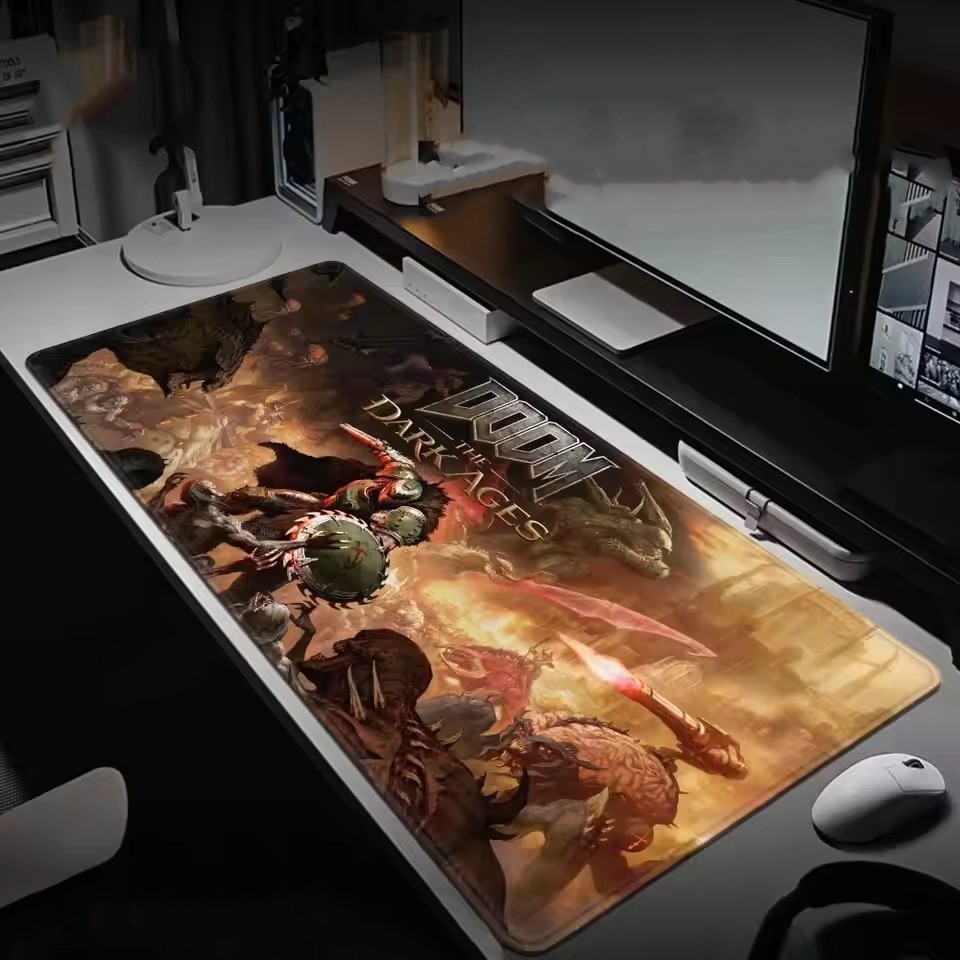 Doom Mousepad Large Gaming Mouse Pad LockEdge Thickened Computer Keyboard Mat