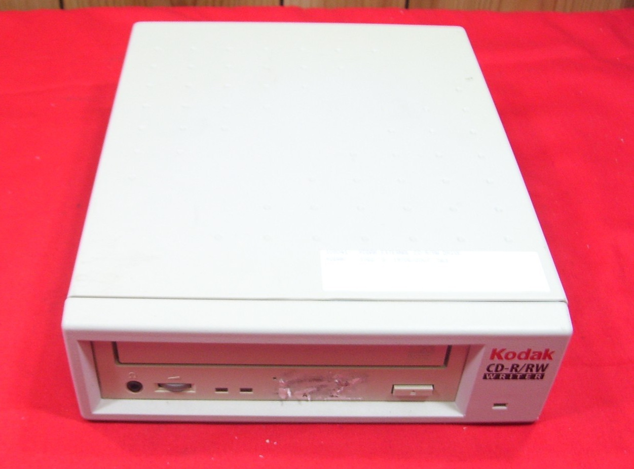 KODAK EXTERNAL CD DRIVE CD-ROM CD-R CD-RW WRITER BURNER USB Vintage Rare