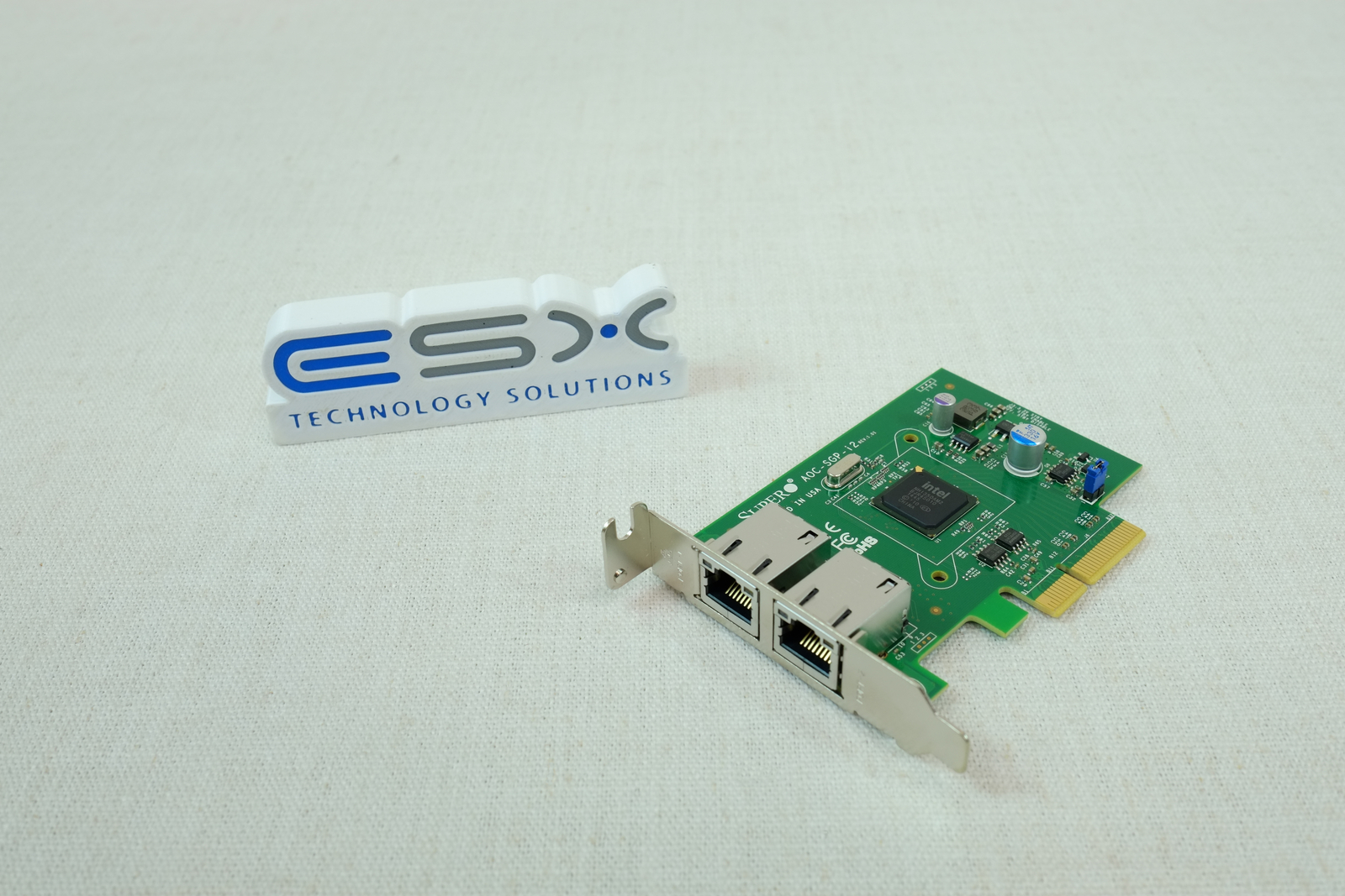 SuperMicro AOC-SGP-I2 Dual Port Gigabit RJ45 Ethernet Network Adapter Low Pro