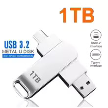 USB 3.2 Dual Type-C & USB Flash Drive Metal High Speed Memory Stick 1TB 2TB