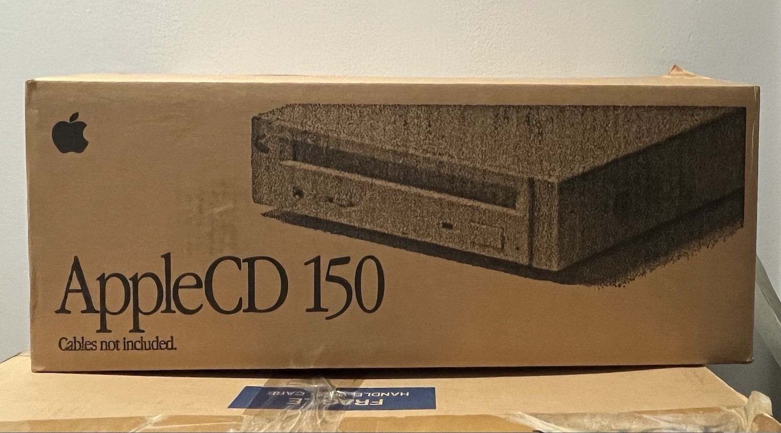WORKING Apple AppleCD 150 Caddy External SCSI CD Rom Drive W/ Original Box Cable