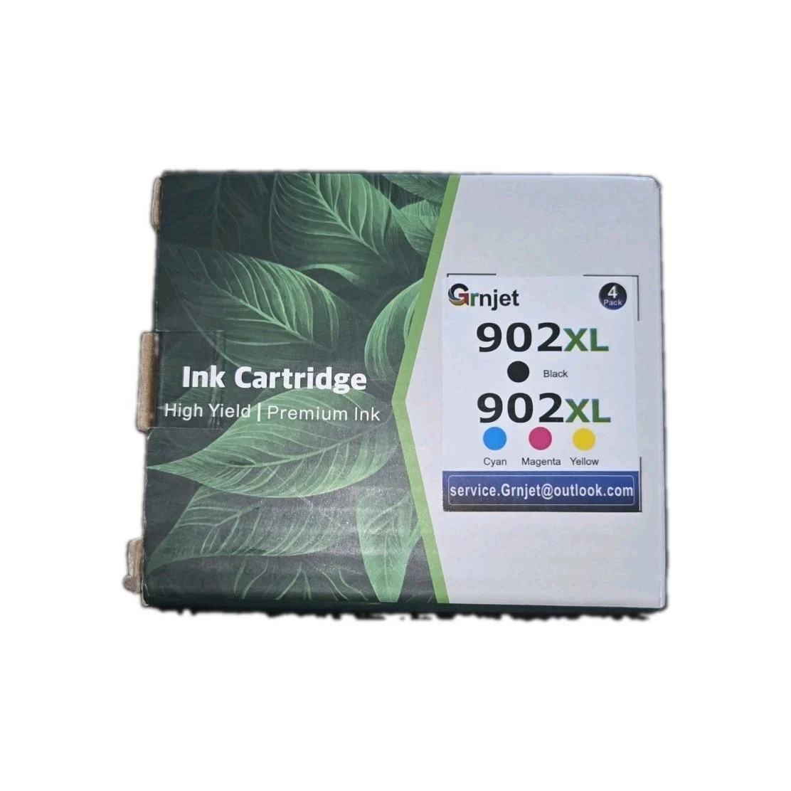 902XL  INK CARTRIDGES  (4pk)  Black & 902  Color For OfficeJet