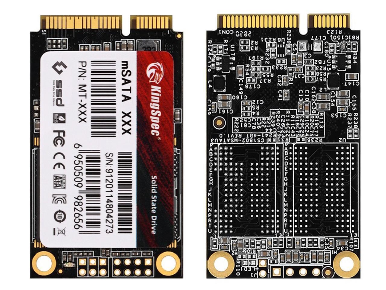 KingSpec mSATA SSD Internal Solid State Drive Data Storage SATA Hard Drives 3D