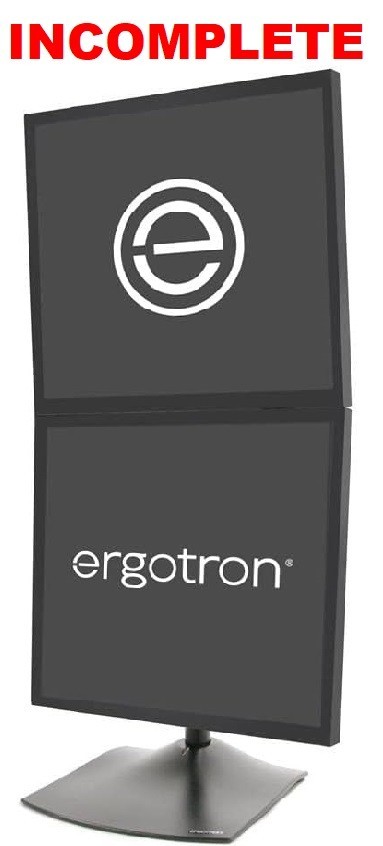 Ergotron DS100 Series Freestanding Dual Monitor Stand (33091200)