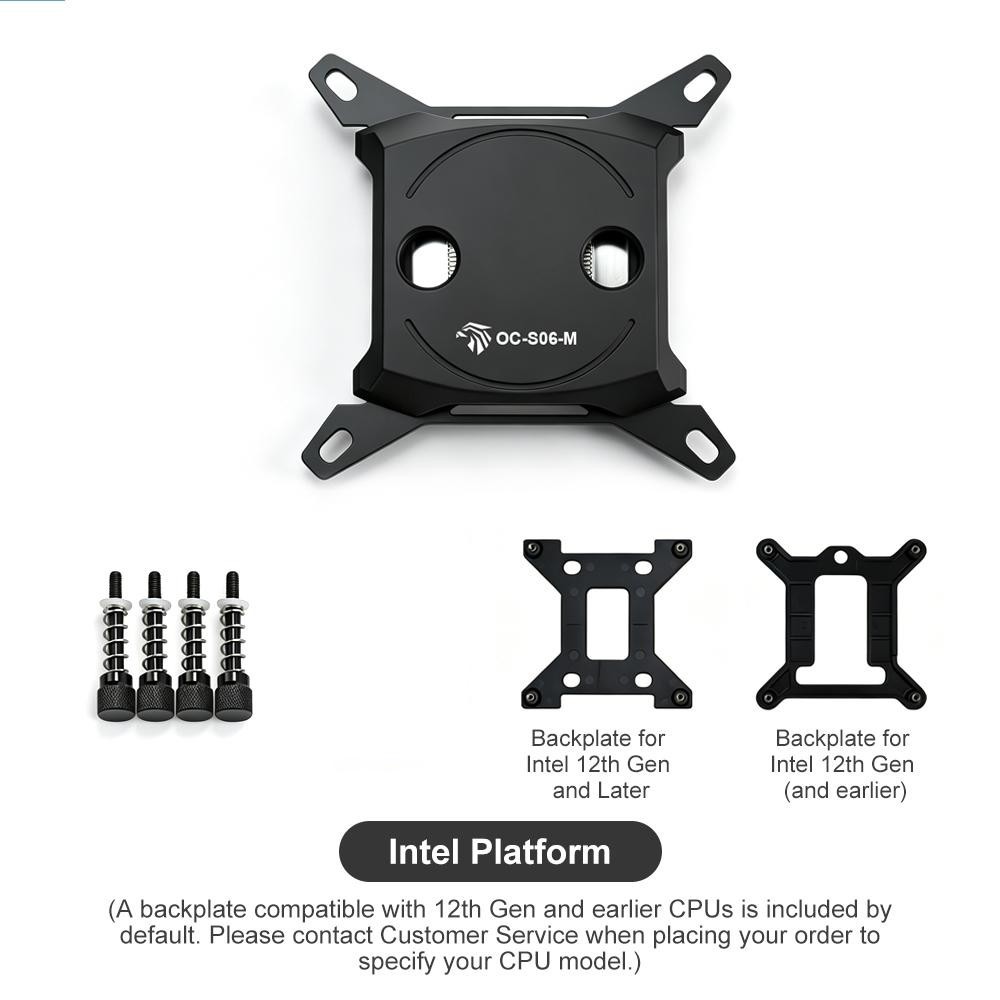 G1/4 Copper CPU Water Block Full Metal for Intel AMD Water Cooling System