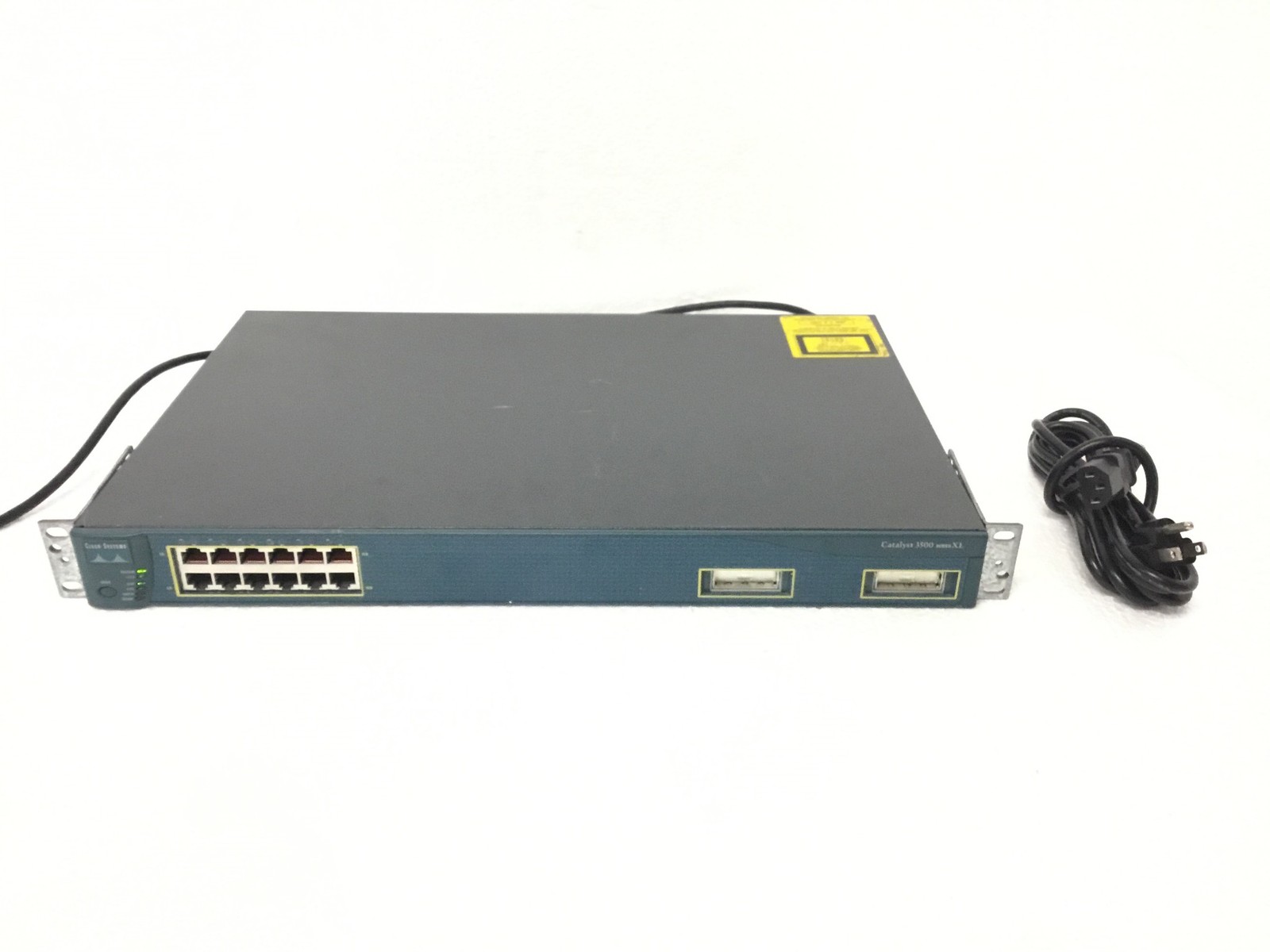 Cisco Catalyst 3500 XL WS-C3512-XL-EN 12-Port Network Switch w/Ears 