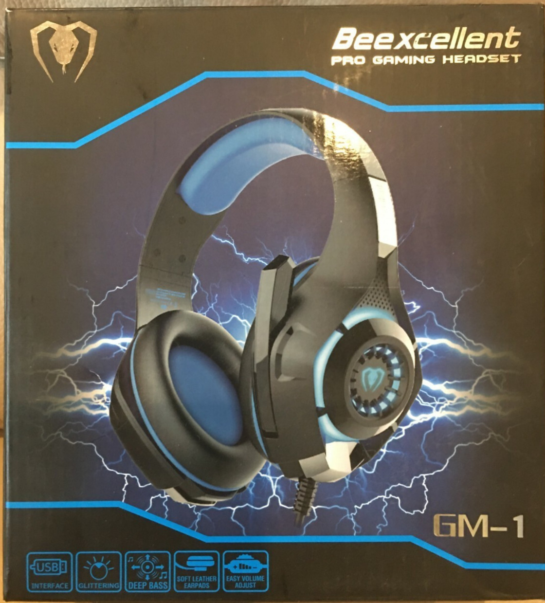 Beexcellent GM-1 Pro Gaming Headphone+Mic LED Headset 3.5MM 