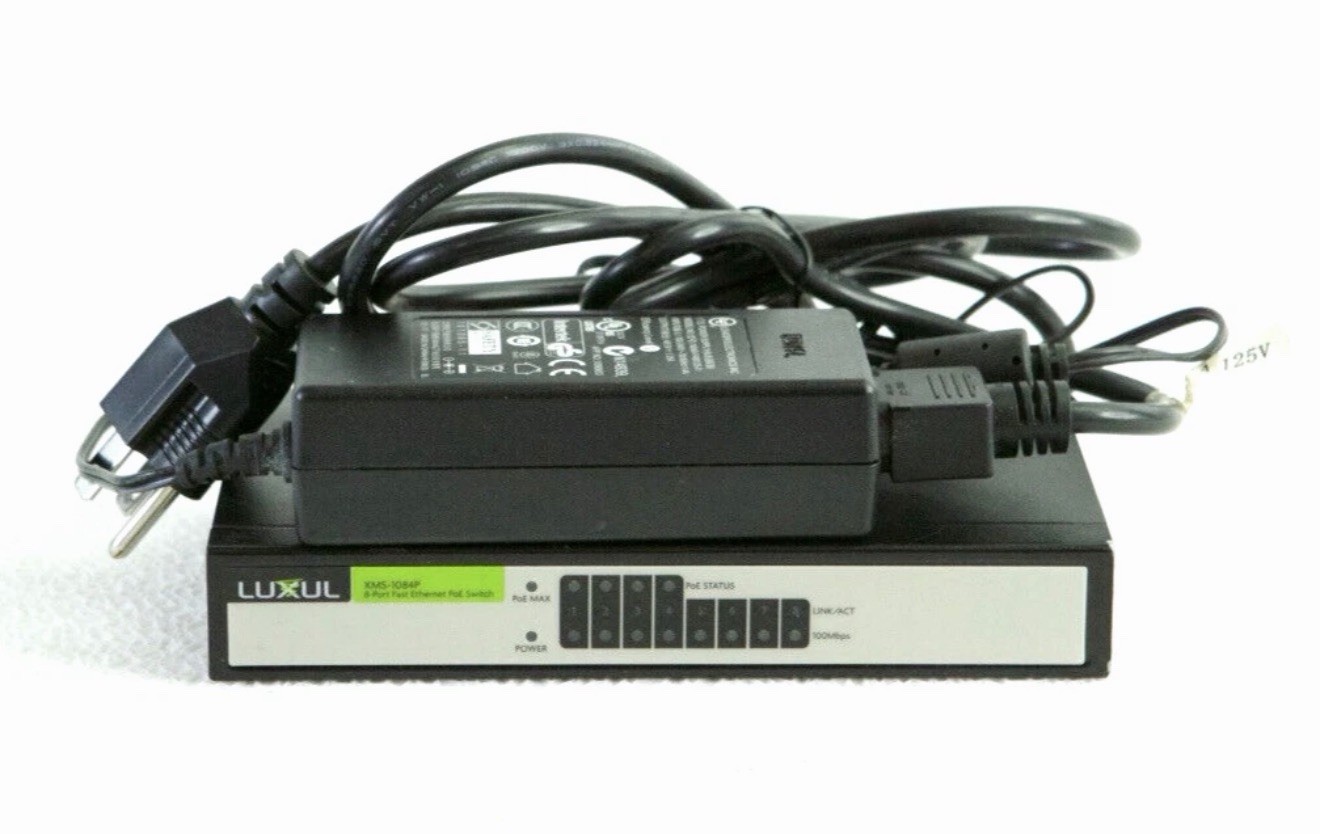 Luxul XMS-1084P 8-Port Fast Ethernet PoE Switch L310