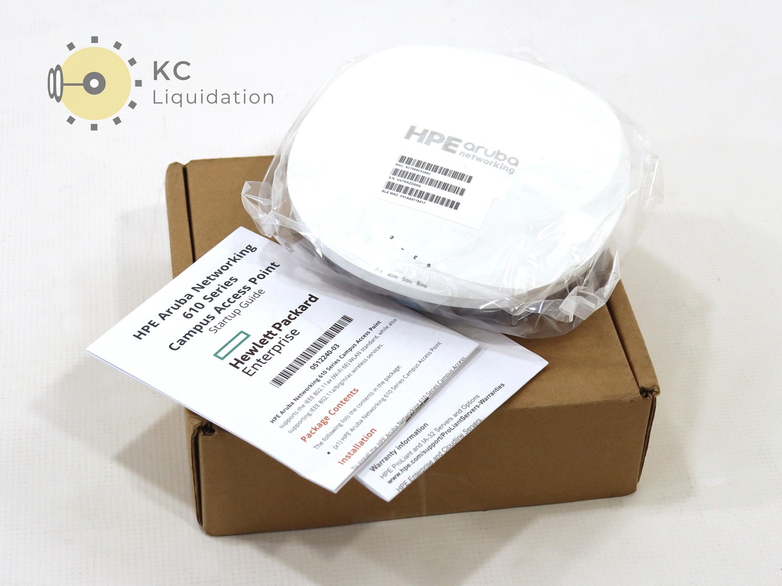 HPE Aruba Networking APIN0615 Wireless Access Point R7J50A (White)