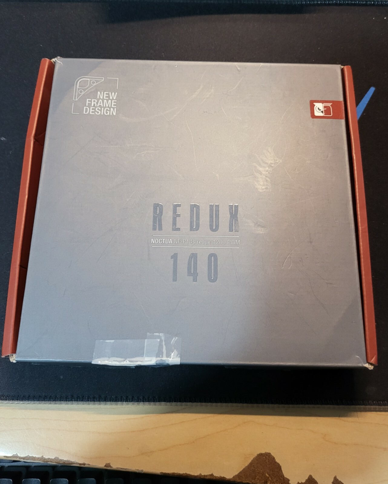 Noctua NF-P14s redux-1200, Quiet Fan, 4-Pin, 1200 RPM (140mm, Grey) 
