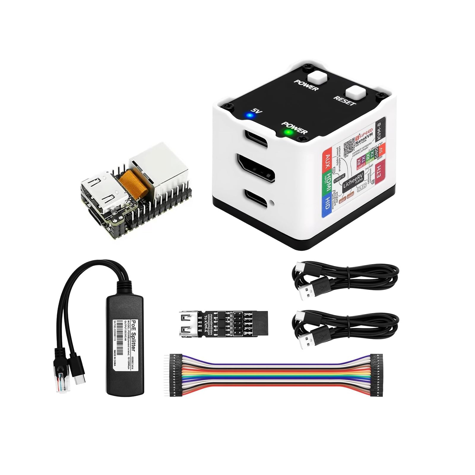 Sipeed NanoKVM IPKVM Mini Remote Control Operations Maintenance Server, 2Gbit...