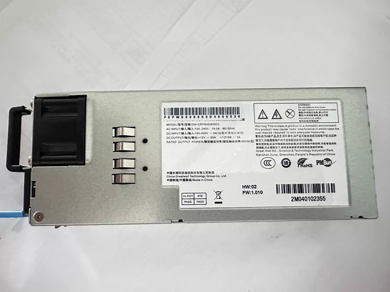 Great Wall GW-CRPSHD800D2 800W CRPS Platinum Server PSU Hot Swap PMBus