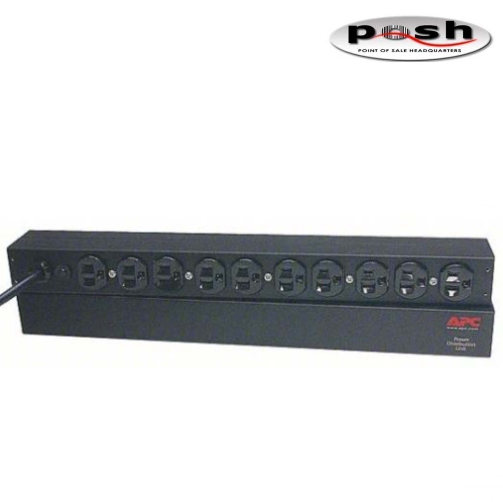 NEW - APC AP9562 Rack PDU, Basic, 1U, 15A, 120V, (10) 5-15 Outlets