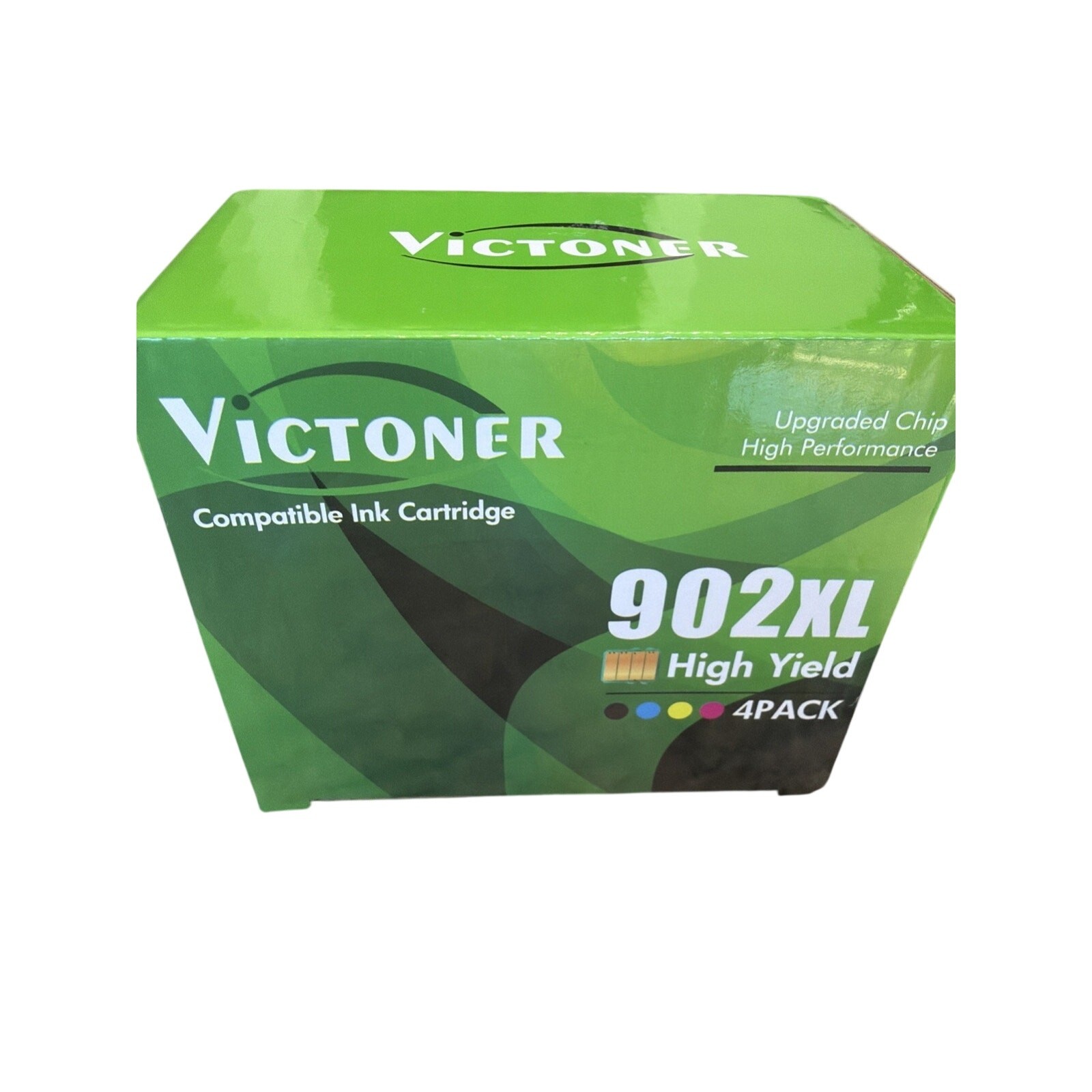4 Pack HP 902XL Compatible Ink Cartridges Victoner OfficeJet 6950 6954 6962 NEW