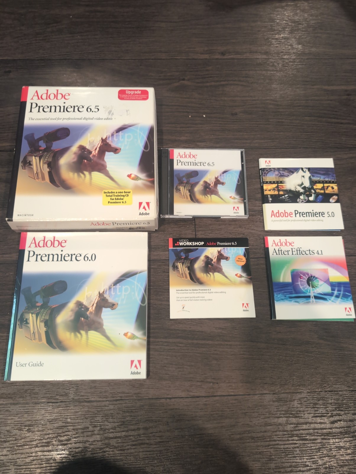 Adobe Premiere 6.5 & 5.0  w/ Serial, User Guide, Video Workshop, After Effects, 