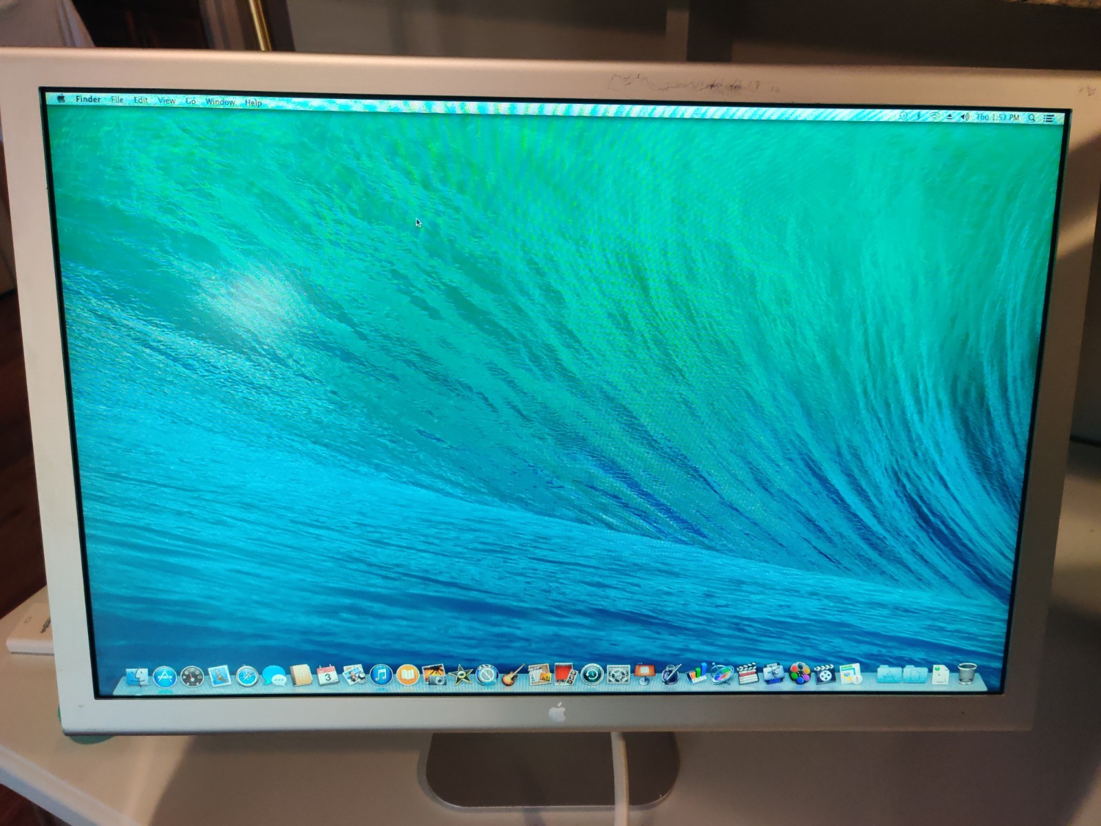 Apple Cinema Display 23" Inch A1082 Tested Working Includes 90 Watt Power Supply