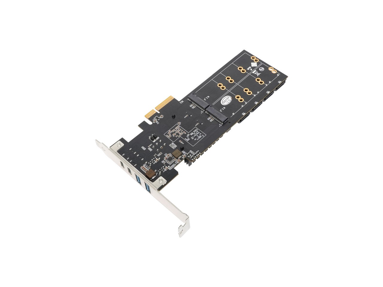 Crest SY-PEX50133 SouthBridge Max PCIe 4.0 x4 Multi-Function Expansion Card - IO