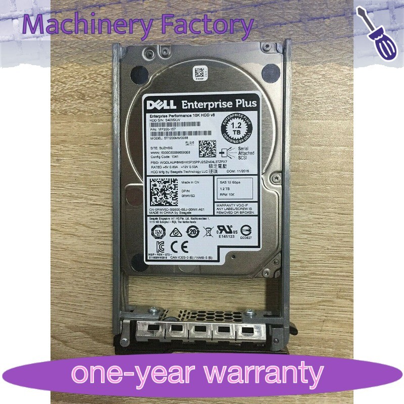 RWV5D 0RWV5D DELL EQUALLOGIC 1.2TB 10K 12Gbps 2.5" SAS Hard Drive ST1200MM0088