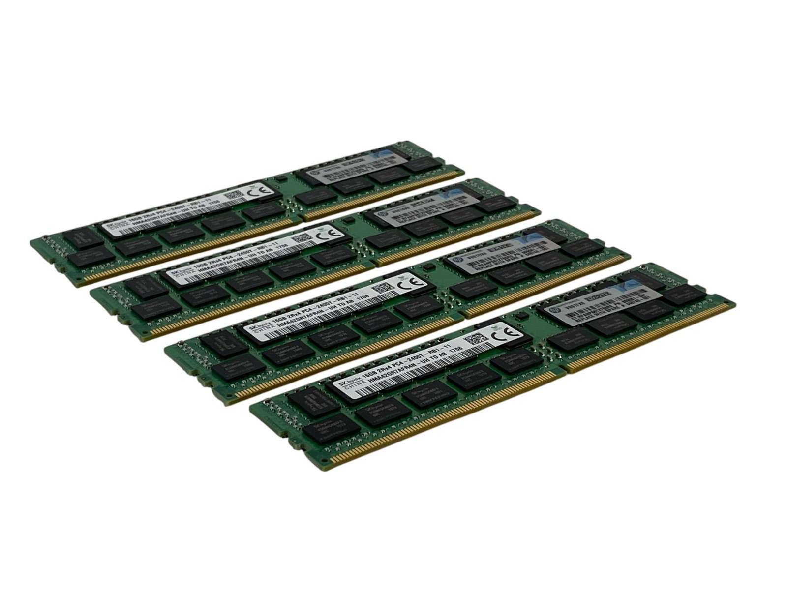 SK Hynix 16GB 2Rx4 PC4-2400T-RB1-11 HMA42GR7AFR4N-UH Server RAM Lot of 4