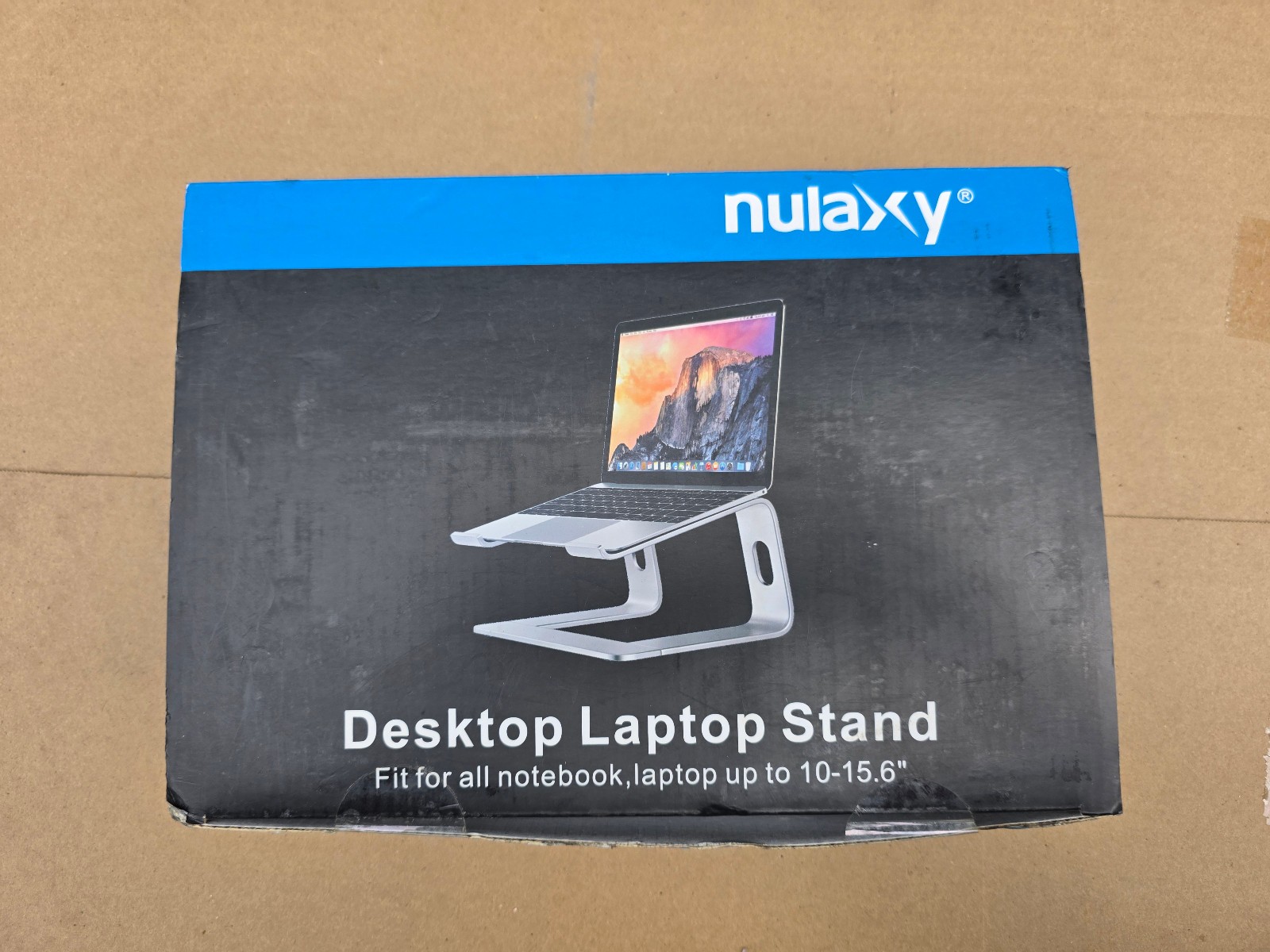 Nulaxy Gray Aluminum Desktop Laptop Stand Fits Up to10-15.6"