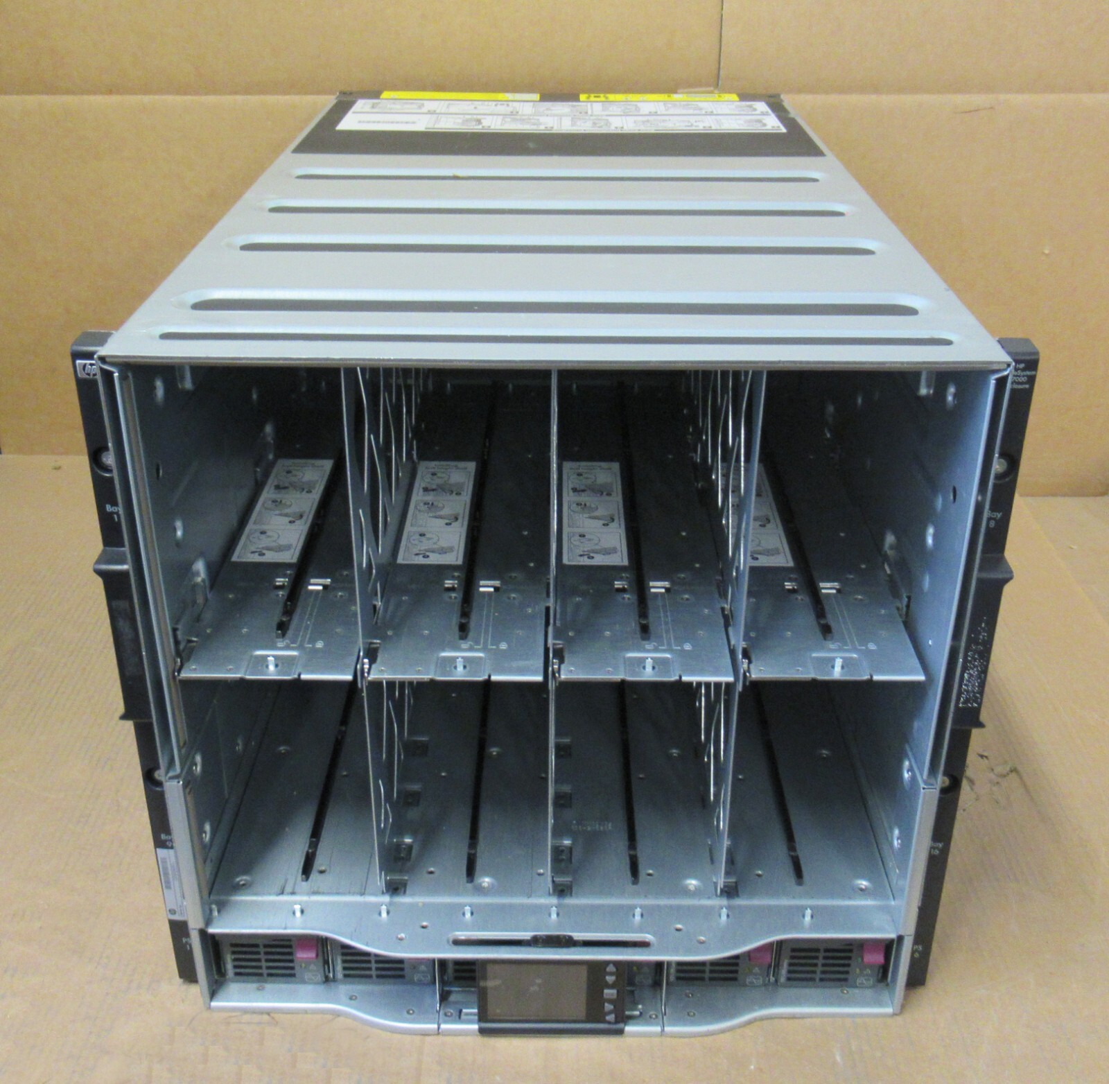 HP Blade System BL C7000 Platinum Chassis 6x 2400W 10x Fans 2xOA - 507019-B21