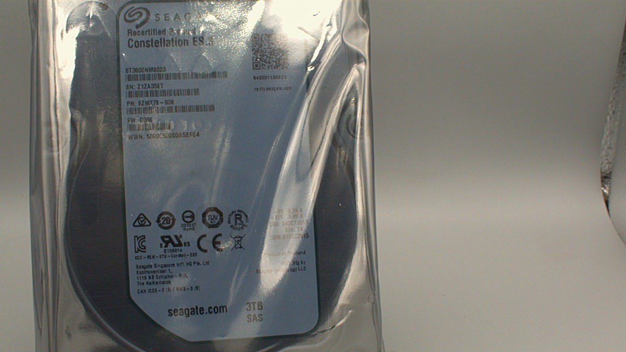 Seagate Constellation ES.3 ST3000NM0023 3TB 7.2K RPM 128MB Cache SAS 6Gb/s 3.5"
