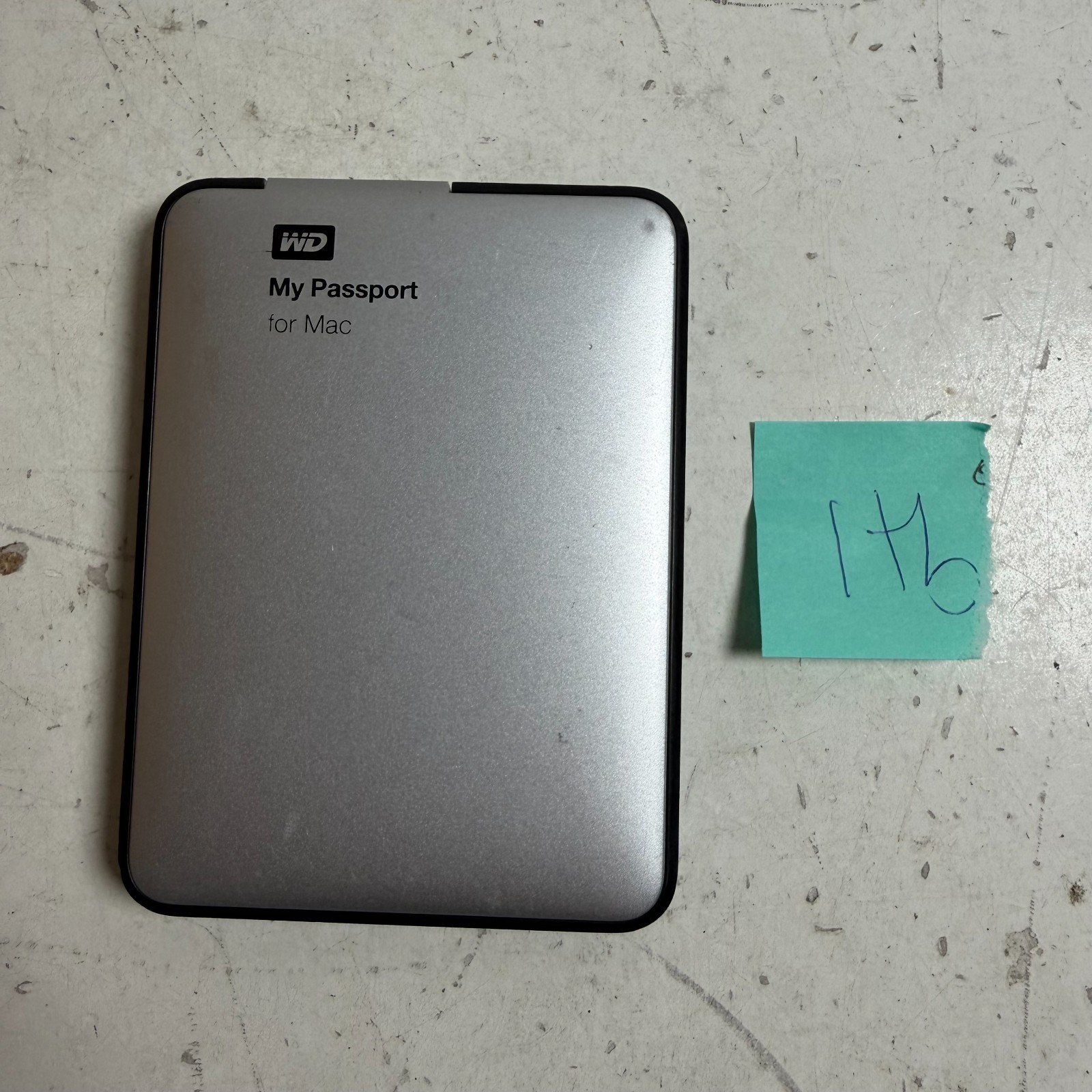 Western Digital My Passport for Mac Silver 1TB Compact External Hard Disk Drive