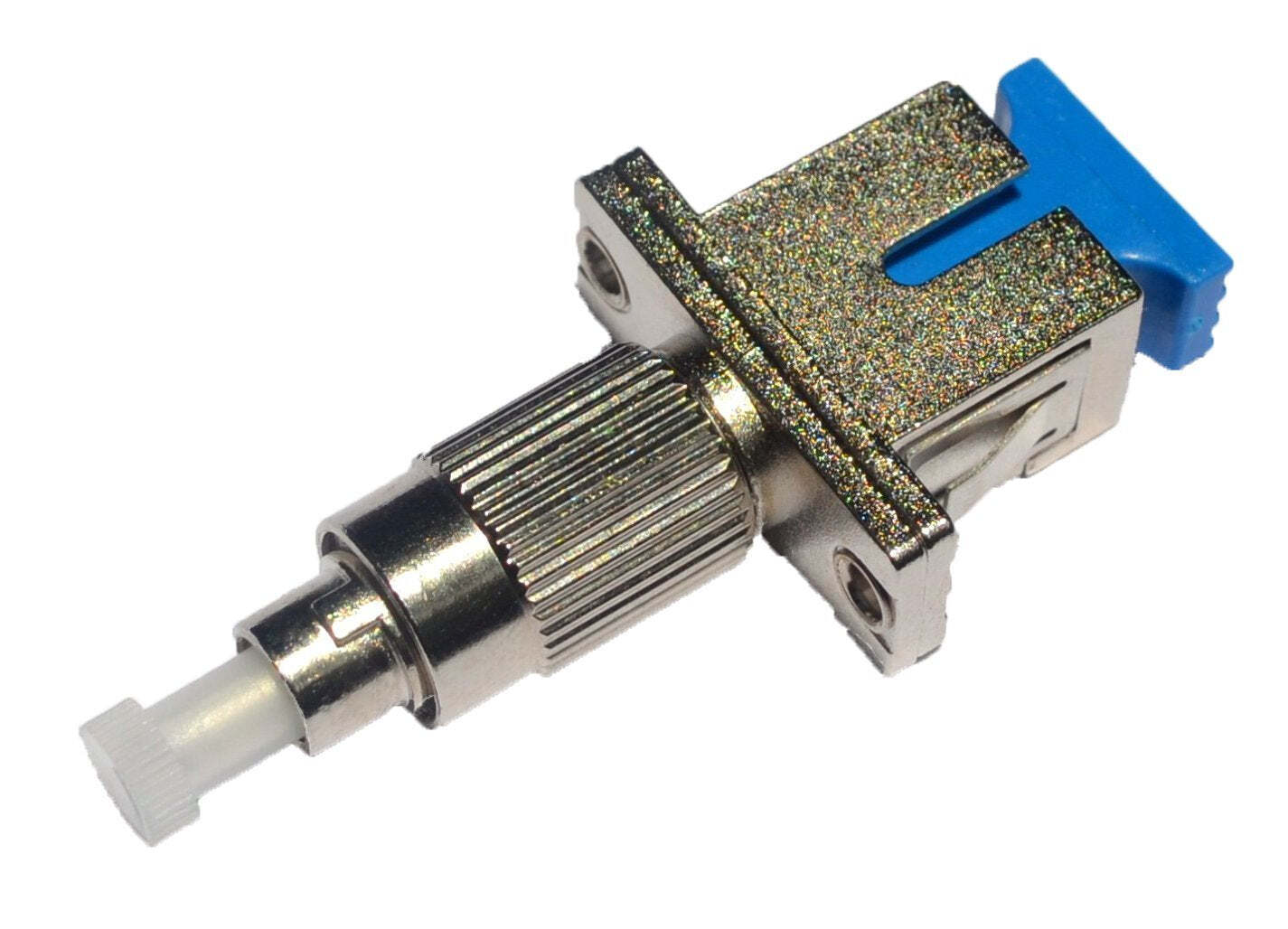 FC M SC F Hybrid Fiber Adapter Singlemode 9/125 Simplex Metal Fiber Optic