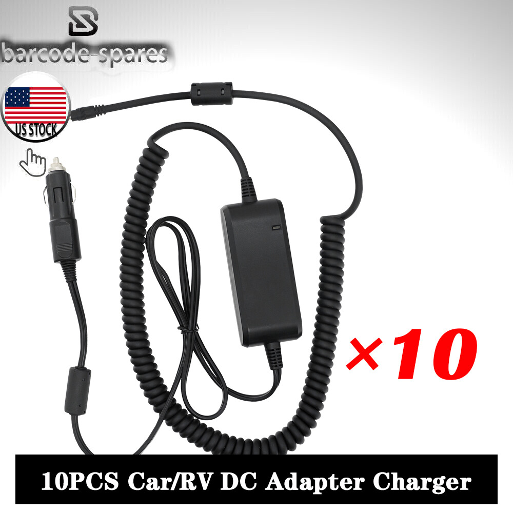 10PCS Car/RV DC Adapter Charger for Zebra ZQ510 ZQ511 ZQ520 ZQ521 QLN220 QLN320