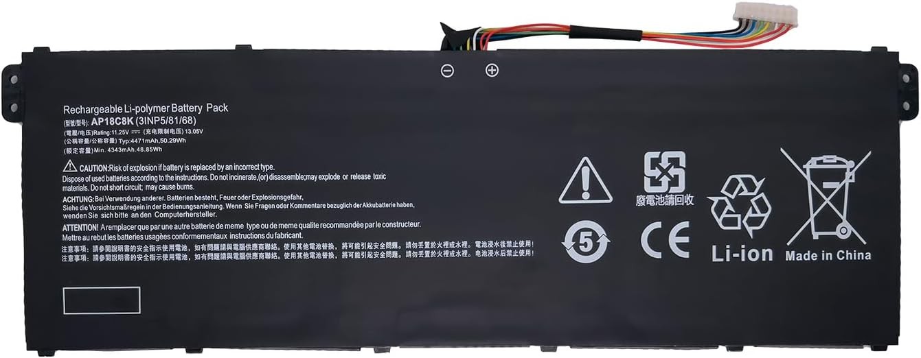 AP18C8K Laptop Battery Replacement for Acer Aspire 5 A514 52 A514 52 58U3