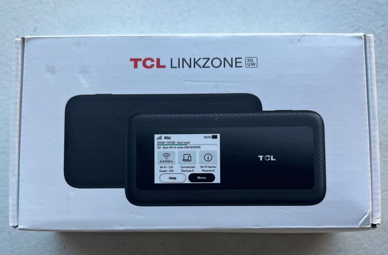 Verizon TCL Linkzone 5G UW - Mobile Hotspot (Parts only)