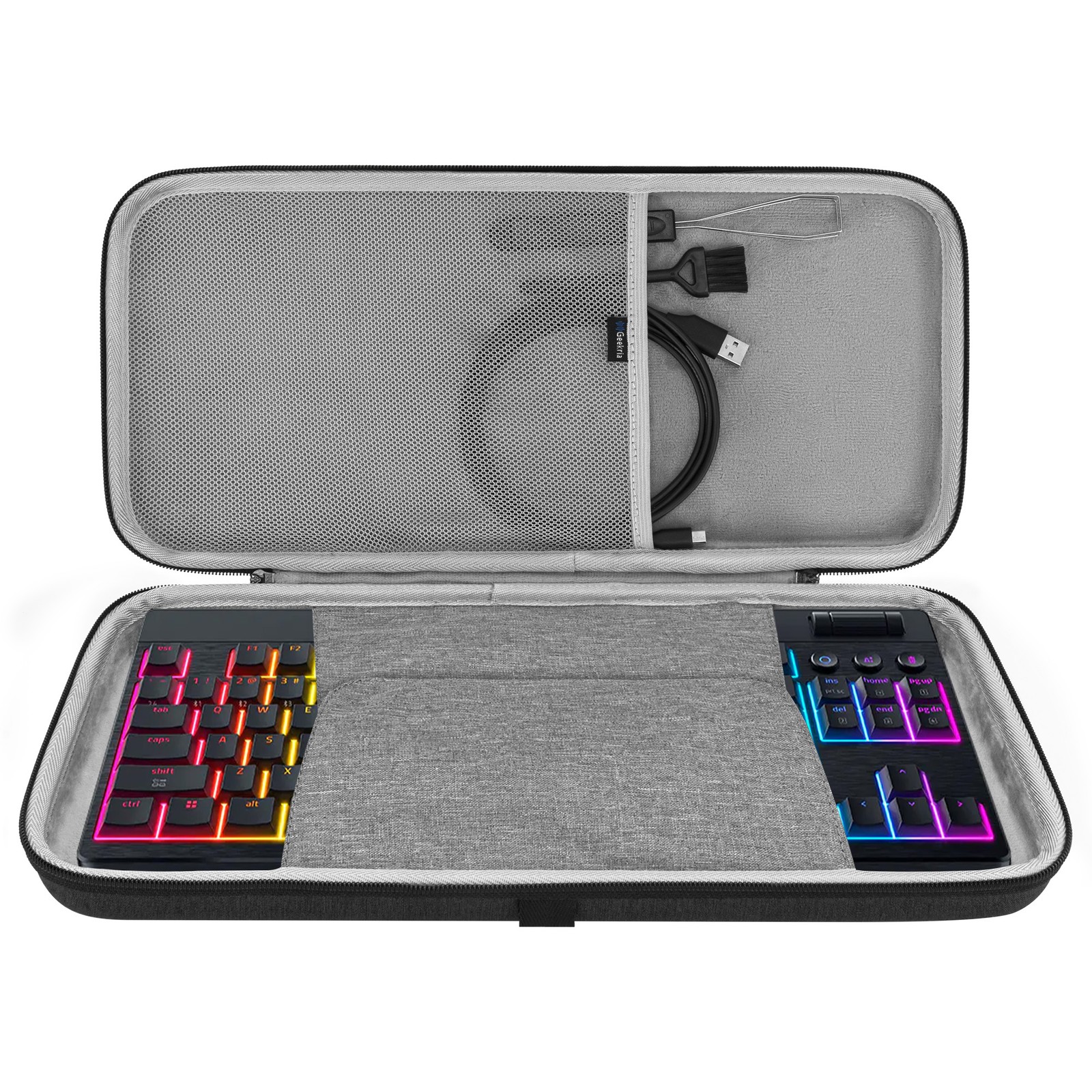 Geekria Low Profile TKL Keyboard Case for Razer Huntsman V3 HE / V4