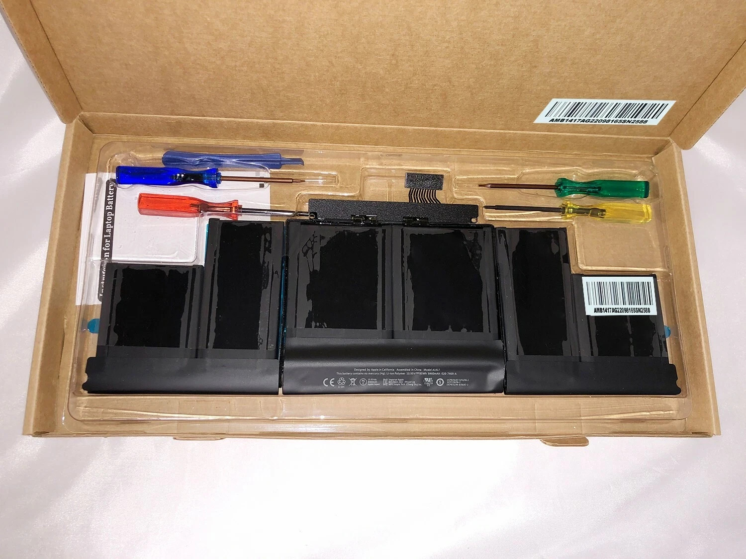 Genuine OEM A1417 Battery For Apple Macbook Pro 15" Retina A1398 2012 2013 New