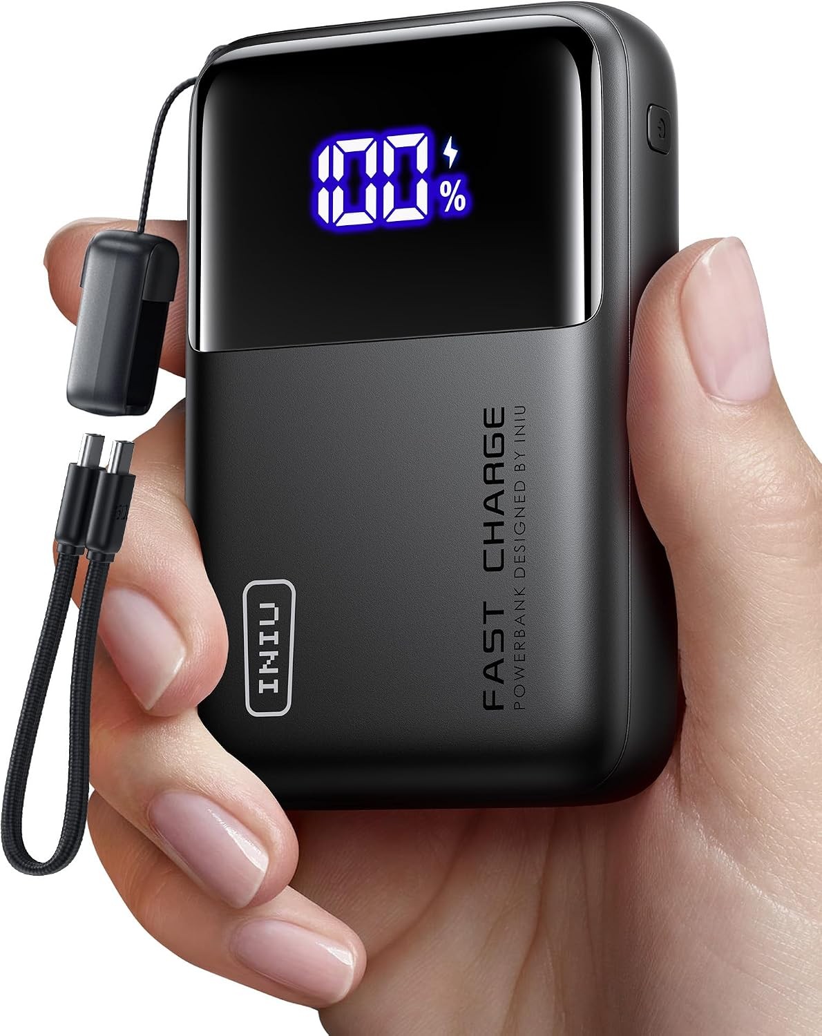 INIU 20000mAh Laptop Power Bank, Ultra Compact 65W PD Dual Fast Charging Portabl