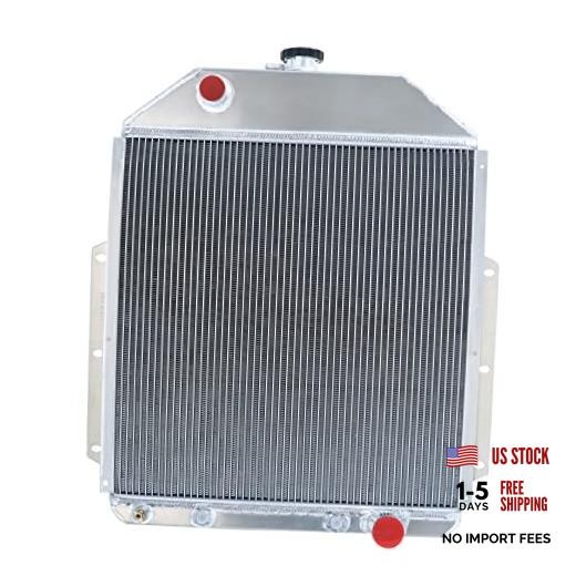 4 Row Aluminum Radiator for 1942-1952 Ford 1 1/2 3/4 Ton (Left Inlet)4 core