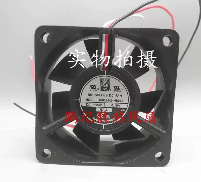 1PCS ORION FAN OD6025-24HB01A 24V 0.15A Fan