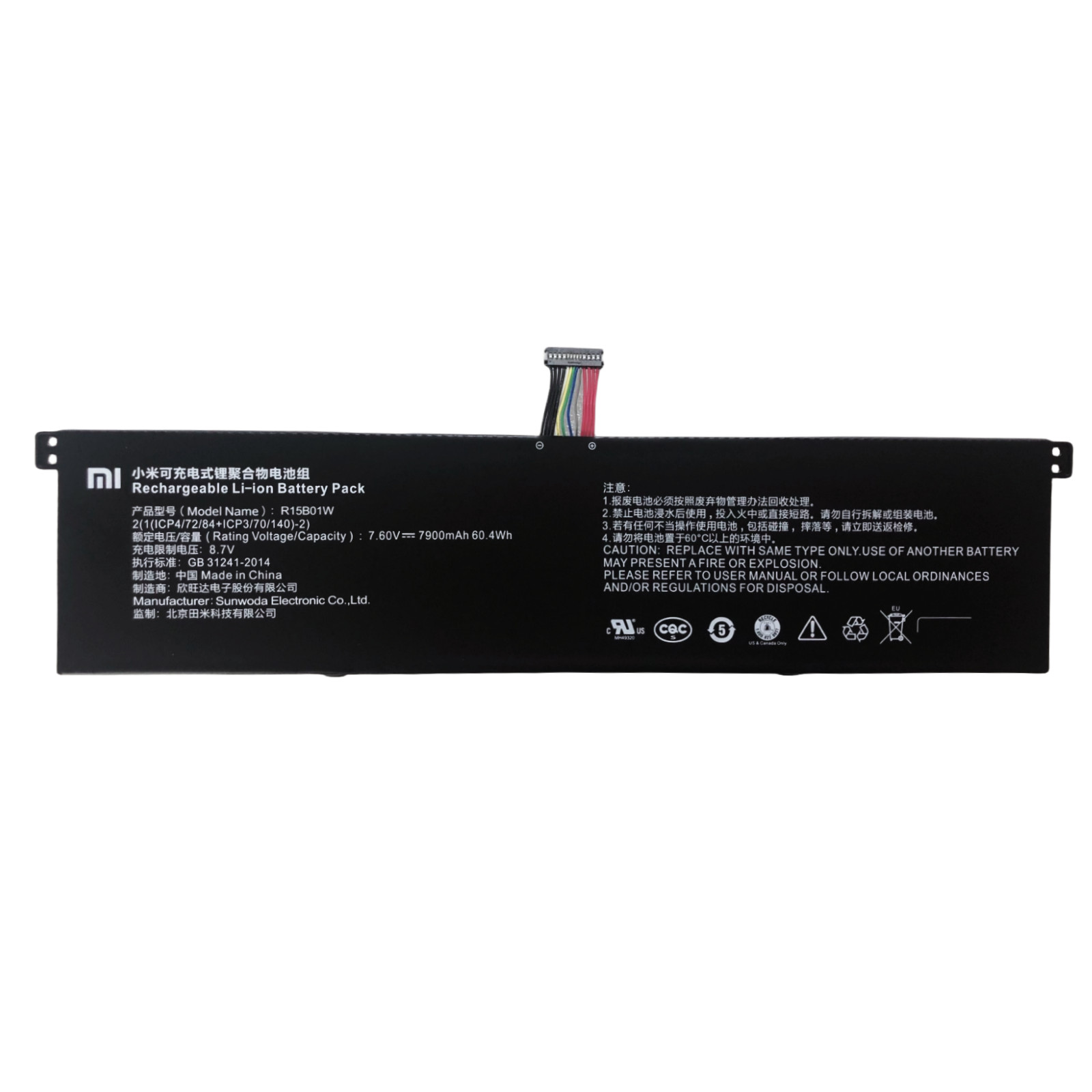 New Genuine R15B01W Battery for Xiaomi Mi Notebook Air 15.6" Inch Pro GTX I5 I7