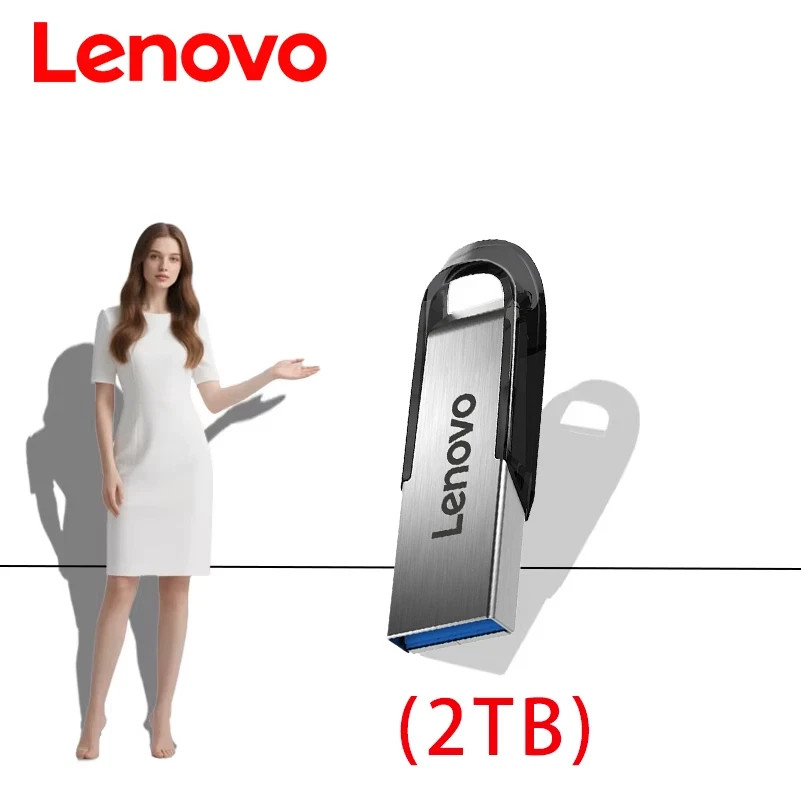 Lenovo 2TB USB 3.0 Flash Drive Metal Pendrive High Speed Data Storage