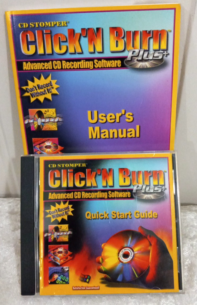 CD STOMPER CLICK 'N BURN Plus Premium CD Recording Software 