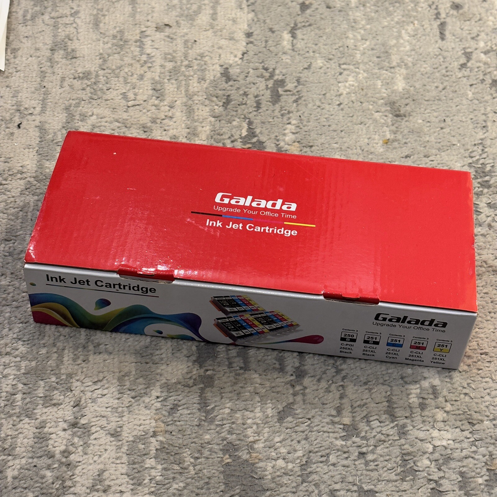 GALADA Compatible Ink Cartridges for Canon 250 250XL / 251 251XL  ( Partialpack)