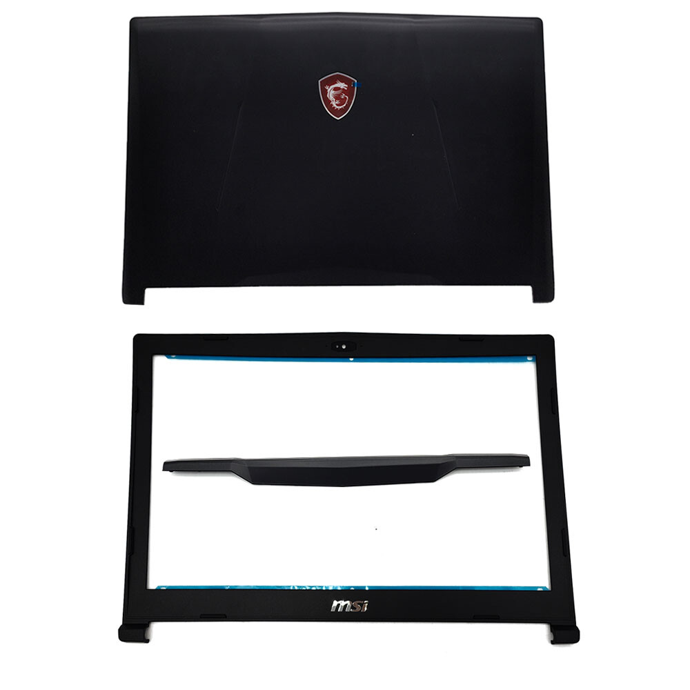 For MSI GL63 8RC 8RD 8RE 8SC MS-16P4 16P5 16P6 Top Back Cover+Bezel+Hinges Cap