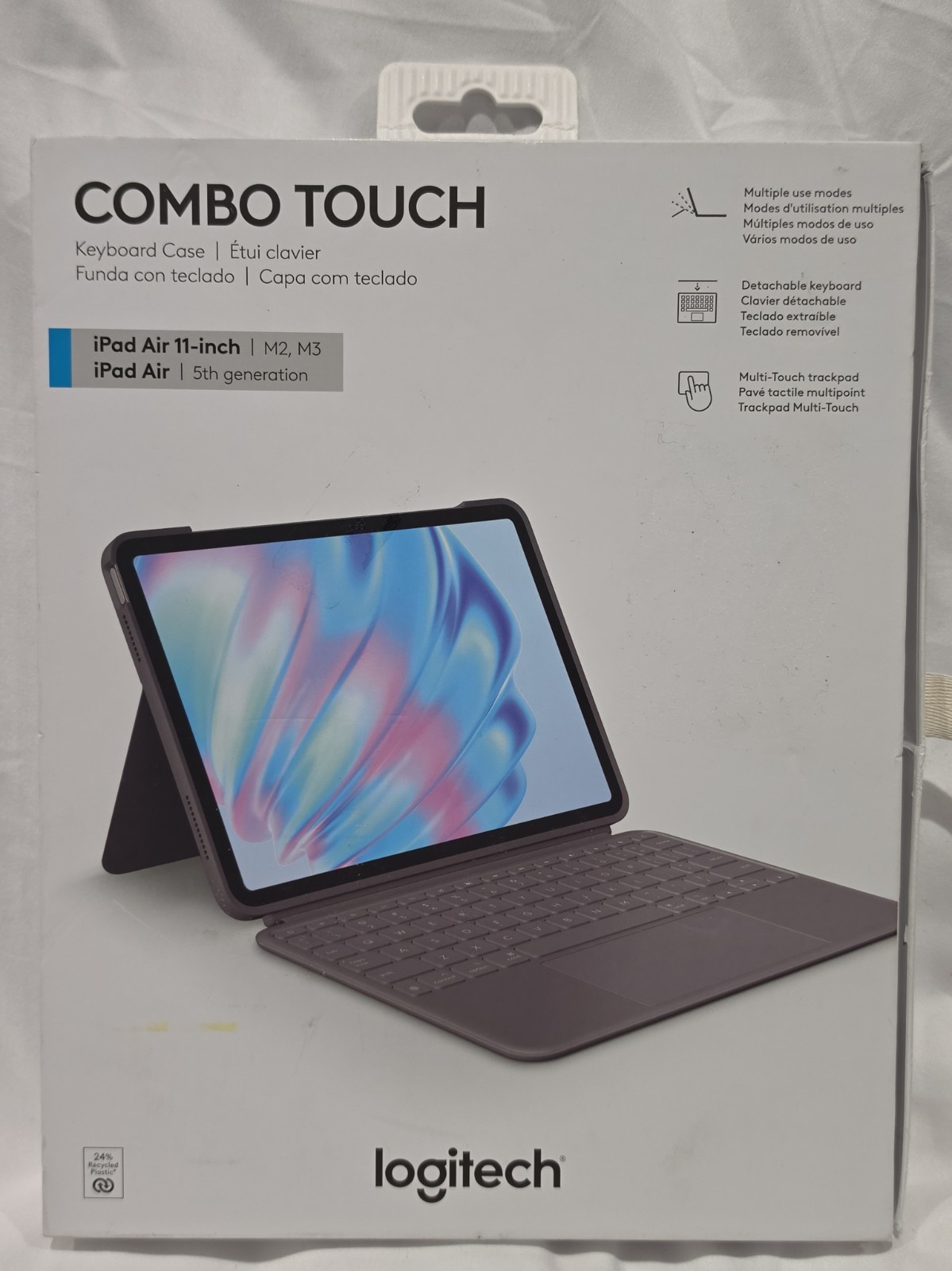 Logitech Combo Touch for iPad Air 11-inch (M2/M3/M4)/ iPad Air 5th gen Open Box 