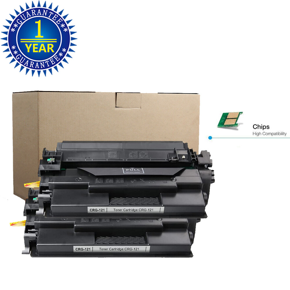 CRG121 2PK Compatible With Canon 121 Black Toner 3252C001 ImageClass D1650 D1620