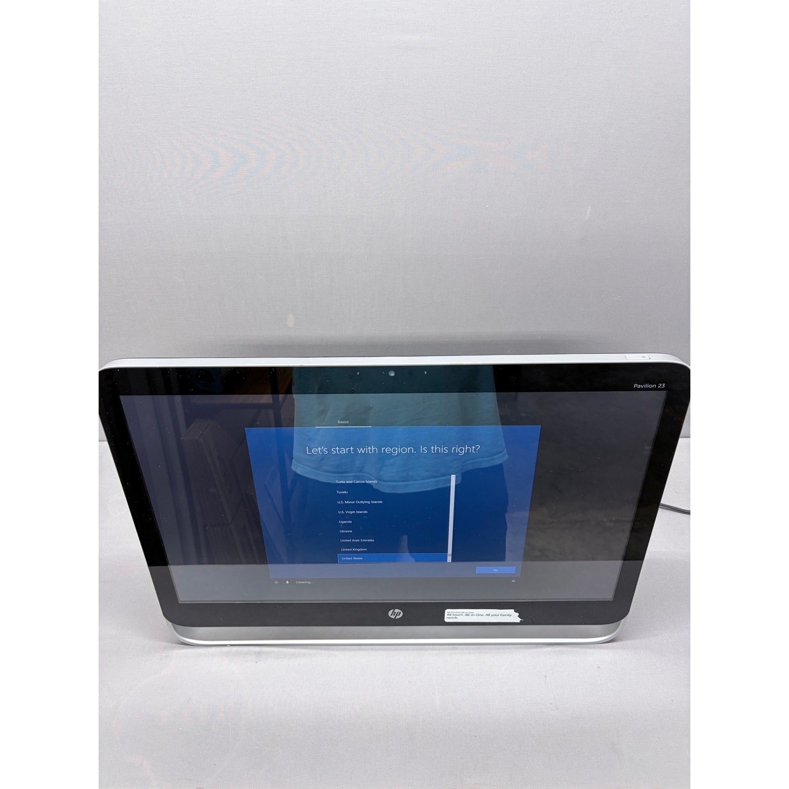 HP Pavilion 23 TouchSmart All-in-One PC - Tested & Working
